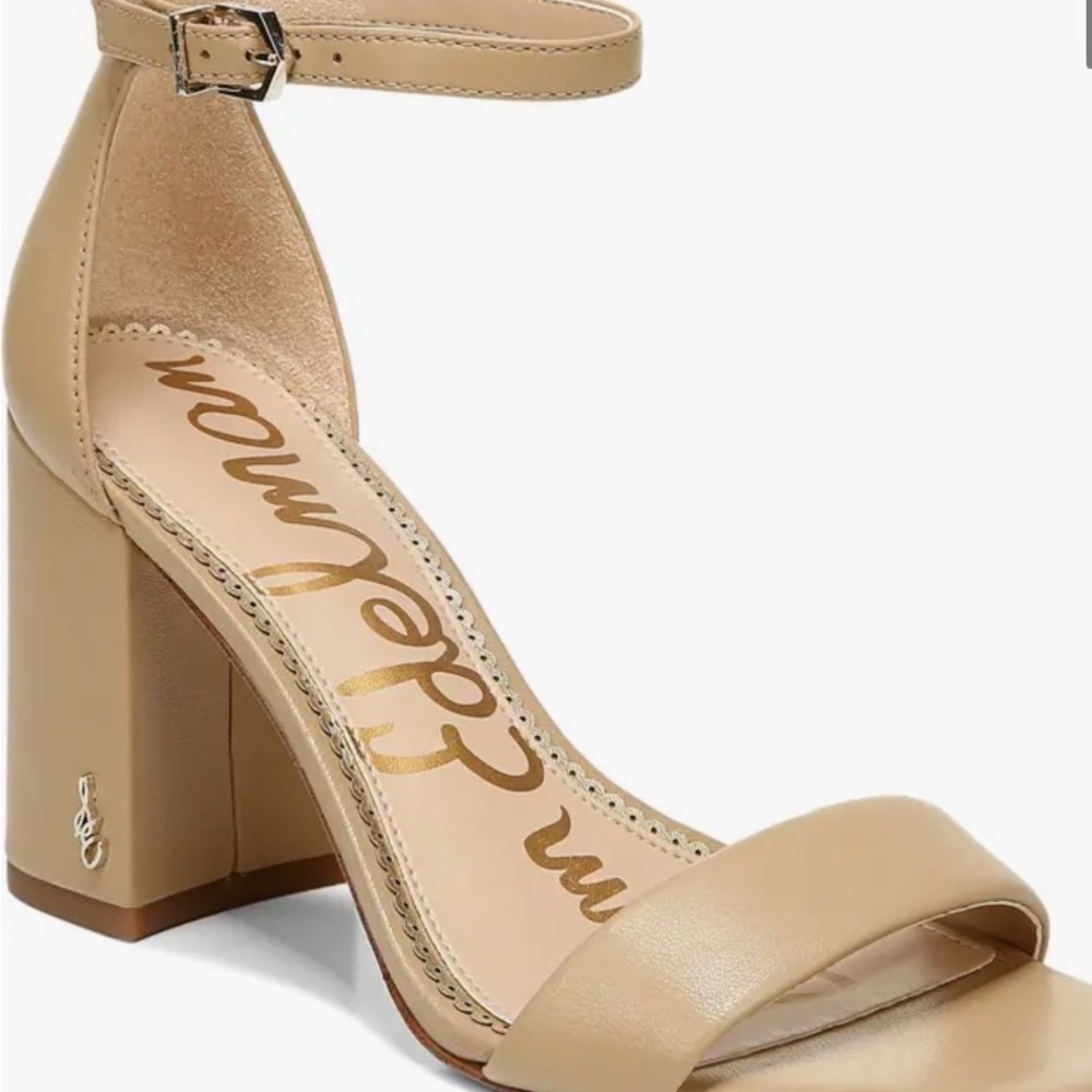 💕 Sam Edelman Nude Ankle-Strap Block Heel Sandal 💕 3 for $30 Bundle Sale!